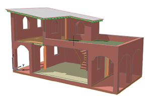 Single Family Home with Rooftop Vegetable Garden